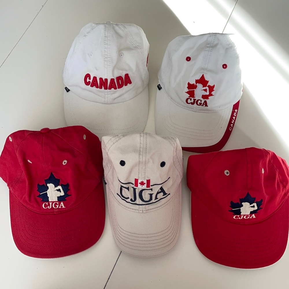 5 PACK 🚨 Canadian Junior Golf Association Hats